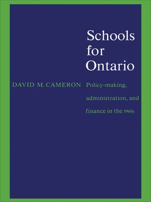 cover image of Schools for Ontario